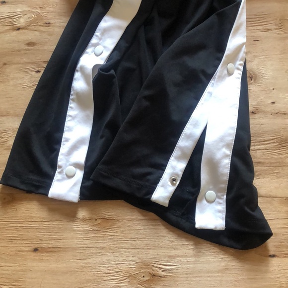 Vintage Jockey Tearaway Pants Black & White XL 90s y2k - Picture 4 of 7